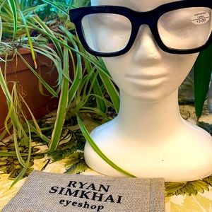 NWT Ryan Simkhai black square 3.0 readers